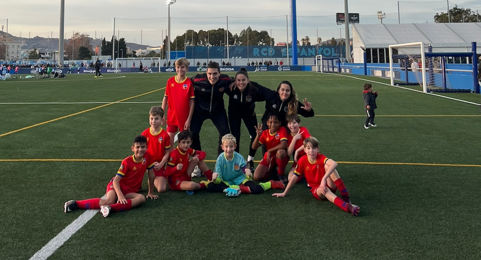 El Benjamí B supera l’Espanyol en un partit boig