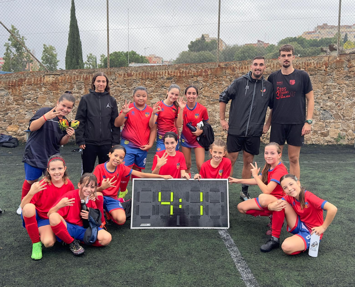 Primera victòria de l’Aleví C Femení