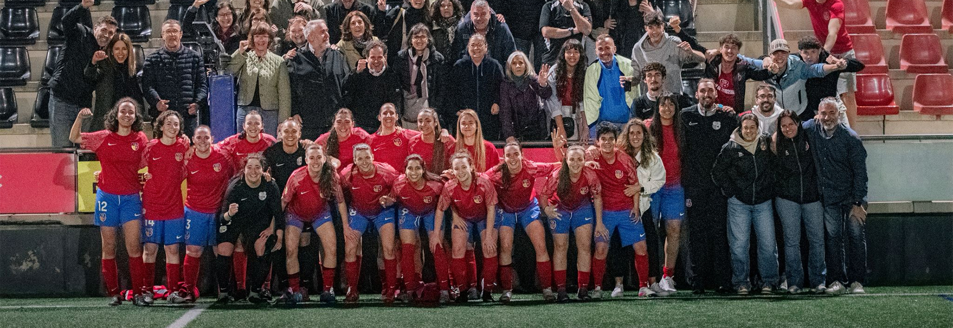 El Femení tanca un bon curs amb victòria davant el Ribes al Guinardó